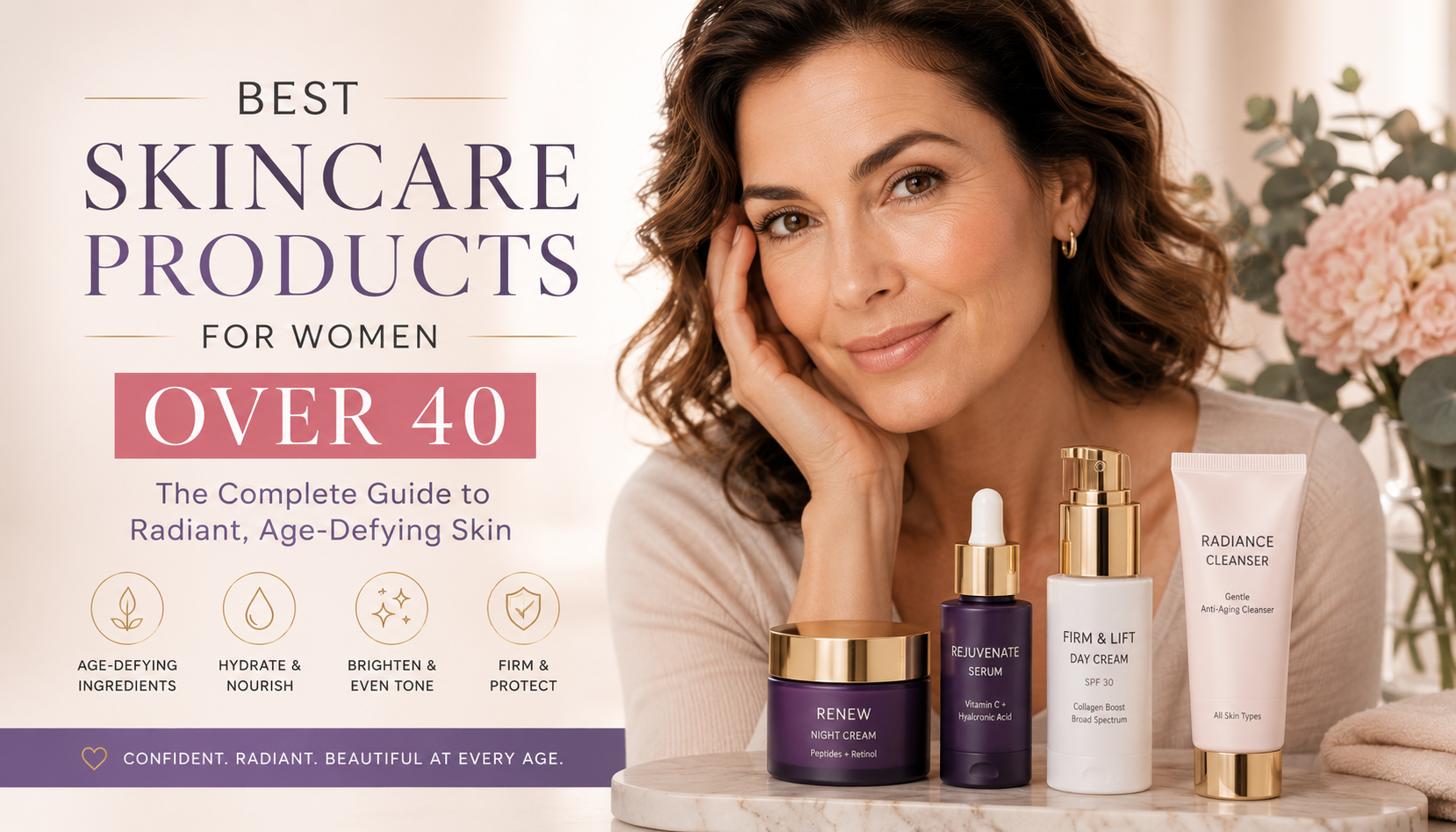 best skincare products for women over 40